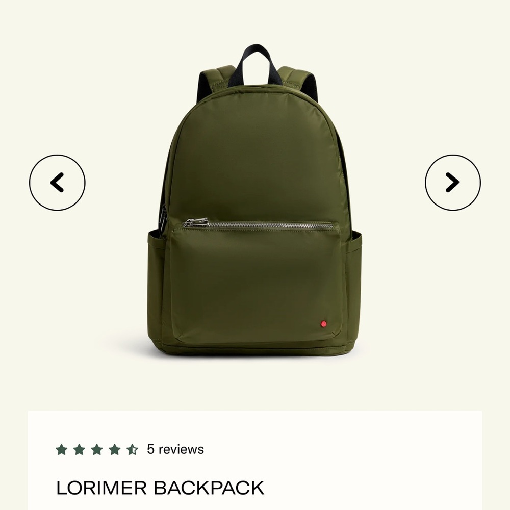 Lorimer Backpack - Olive Green